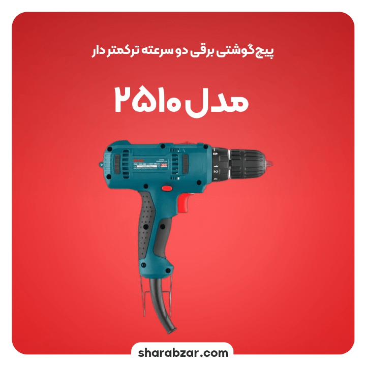 پیچ گوشتی 10 میلی متری کد 2510