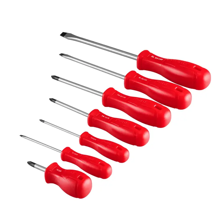 پیچ گوشتی دسته پلاستیکی تک رنگ 6