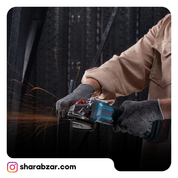 مینی فرز شارژی 20 ولت موتور براش لس 1 11