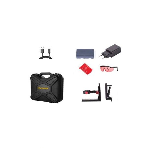 لیزري 5 خط شارژي 360 درجه قرمز کیف BMC 1145 شار ابزار2