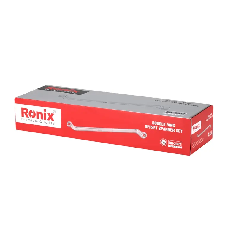 آچار ست 12 عددی دو سر رینگ کیفی برند رونیکس RH 2302 5