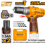 دریل پیچ گوشتی شارژی اینکو مدل CDLI 12202 شارابزار