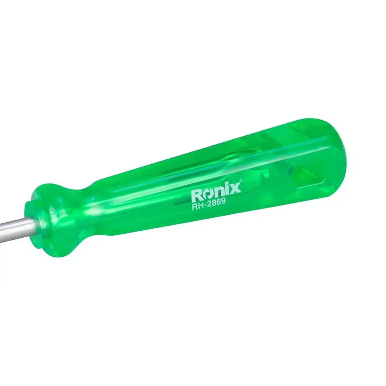 شارابزار پیچ گوشتی تکی دسته کریستالی تک رنگ150 ×6چهارسو RH 2869 (4)
