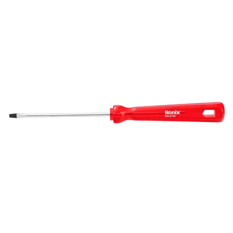 شارابزار پیچ گوشتی تکی دسته کریستالی تک رنگ3×75 دوسو رونیکس مدلRH 2732