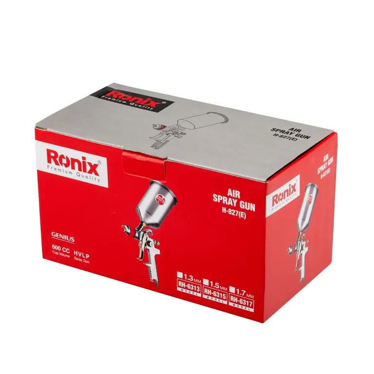 پیستوله کاسه فلزی حرفه ای H827 سایز 1 3 میلیمتر مدل RH 6313 شار ابزار7