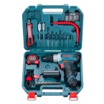 کیت دریل شارژی 12 ولت(1 باطری 35 پاچه) مدل RS 8611 شار ابزار