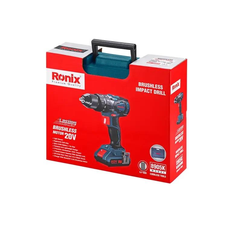 دریل شارژی برند رونیکس مدل 8905k شارابزار 2