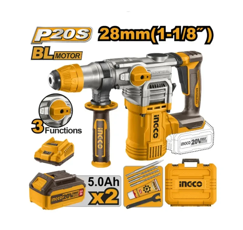 بتن کن شارژی اینکو مدل CRHL1202885 1