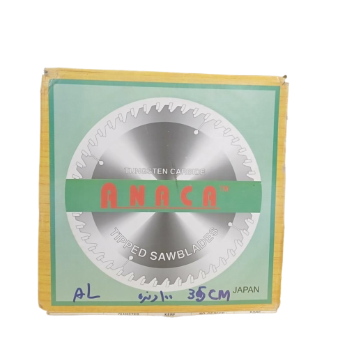 تیغ اره گرد آلومینیوم بر 35 سانت ANACA 100 دنده prev ui
