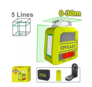 تراز لیزری 5 خط سبز دایلو مدل DTLE2M05
