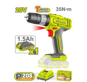 دریل پیچ گوشتی شارژی چکشی 20 ولت دایلو مدل DTCDP521