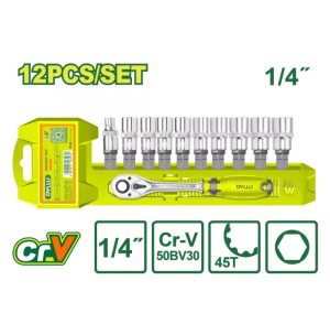 ست بکس 1 و 4دهم اینچ 12 عددی دایلو مدل DTST4212