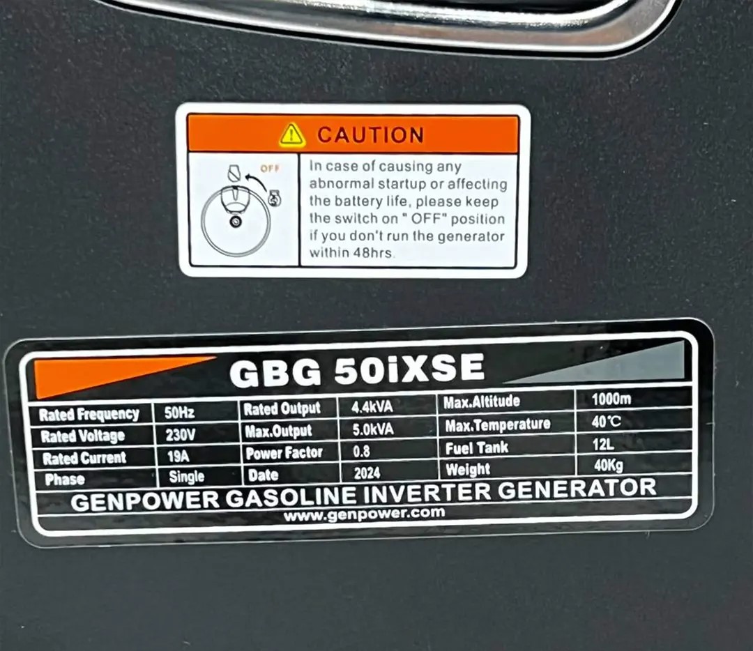 موتور برق سایلنت جن پاور مدل GBG50IXSE 5