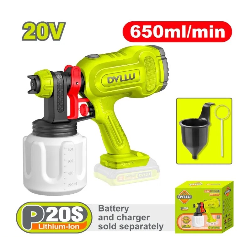 پیستوله رنگ پاش شارژی 20 ولت دایلو مدل DTSU3066