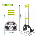چرخ دستی حمل بار 100 کیلو دایلو مدل DTWB8A10