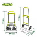 چرخ دستی حمل بار 100 کیلو دایلو مدل DTWB9A10