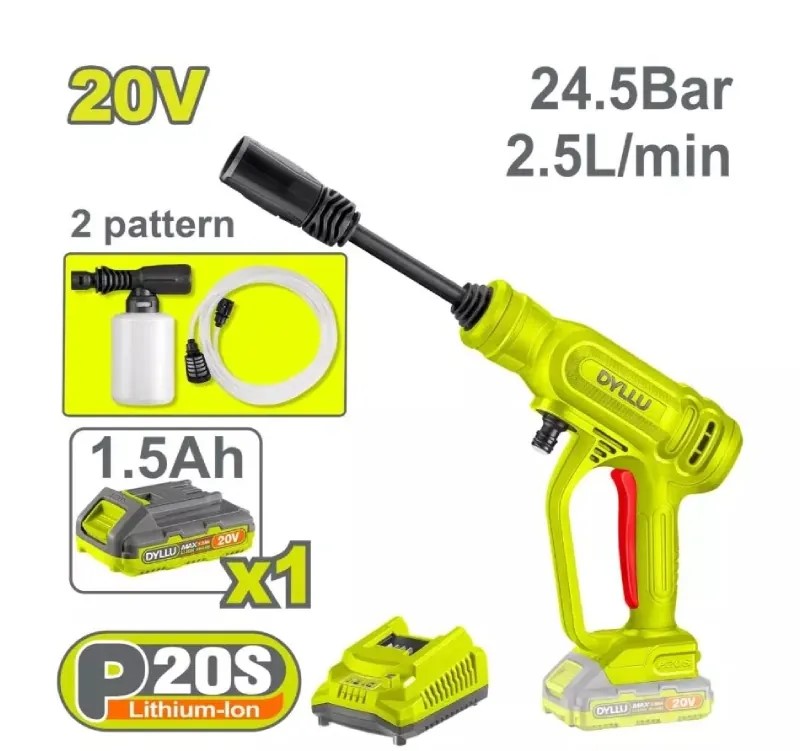 کارواش و سمپاش شارژی 20 ولت دایلو مدل DTQX01202