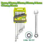 آچار یکسر جغجغه 7 عددی دایلو مدل DTSP4207