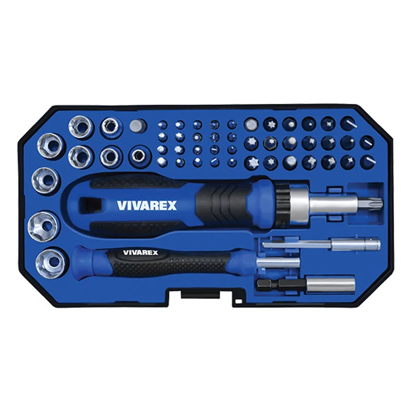 ست نوک پیچ گوشتی و بکس 55 عددی ویوارکس مدل VR5565-SD