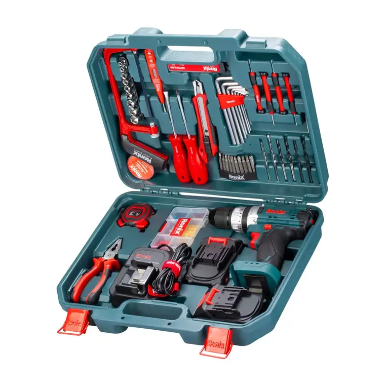 کیت دریل شارژی رونیکس مدل RS8620 دو باتری ۲۰ ولت 1